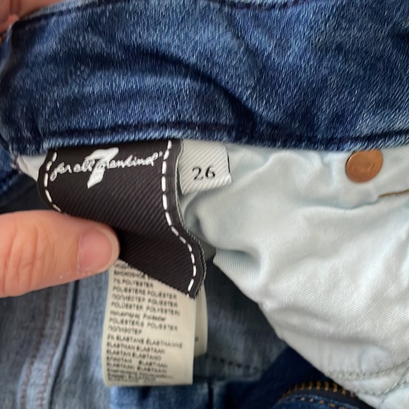 7 For all Mankind size 26 Kimmie Straight leg - Picture 4 of 7
